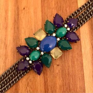 Stella & Dot | Peacock Bracelet | 6.5” Adjustable